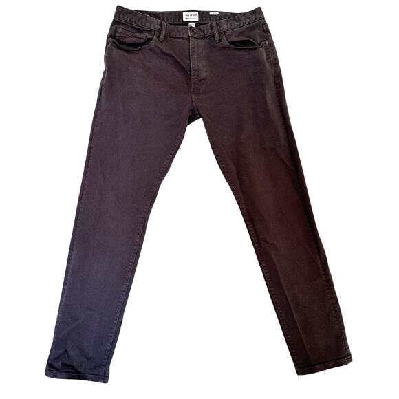 Todd Snyder Jeans Mens Size 34x31 (Actual) Dark Gray Slim Fit 5-Pocket Stretch - Picture 1 of 10
